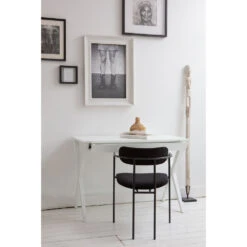 IVY Lot De 2 Chaises Avec Accoudoirs Velours Et Argent