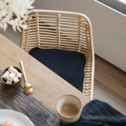 CAPURGANA Lot De 2 Chaises De Bar Design En Rotin 75cm 17 CAPURGANA Lot De 2 Chaises De Bar Design En Rotin 75cm -Meubles Soldes Magasin 2 chaises bar design rotin 75cm drawer capurgana 5