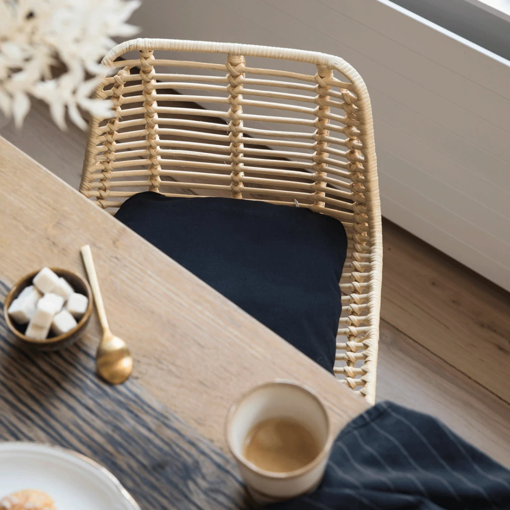 CAPURGANA Lot De 2 Chaises De Bar Design En Rotin 75cm 8 CAPURGANA Lot De 2 Chaises De Bar Design En Rotin 75cm – Image 6