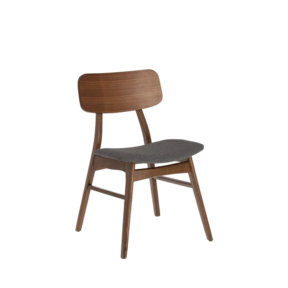 COROCITO Lot De 2 Chaises En Bois Et Tissu 5 COROCITO Lot De 2 Chaises En Bois Et Tissu – Image 3