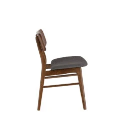 COROCITO Lot De 2 Chaises En Bois Et Tissu 12 COROCITO Lot De 2 Chaises En Bois Et Tissu -Meubles Soldes Magasin 2 chaises bois tissu corocito 3