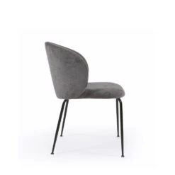 MONNA Lot De 2 Chaises En Chenille Et Métal 15 MONNA Lot De 2 Chaises En Chenille Et Métal -Meubles Soldes Magasin 2 chaises chenille metal kave home monna 4