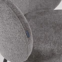 MONNA Lot De 2 Chaises En Chenille Et Métal 16 MONNA Lot De 2 Chaises En Chenille Et Métal -Meubles Soldes Magasin 2 chaises chenille metal kave home monna 5