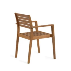 HANZEL Lot De 2 Chaises De Jardin En Bois 14 HANZEL Lot De 2 Chaises De Jardin En Bois -Meubles Soldes Magasin 2 chaises jardin bois kave home hanzel 3