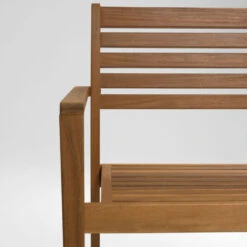 HANZEL Lot De 2 Chaises De Jardin En Bois 16 HANZEL Lot De 2 Chaises De Jardin En Bois -Meubles Soldes Magasin 2 chaises jardin bois kave home hanzel 5