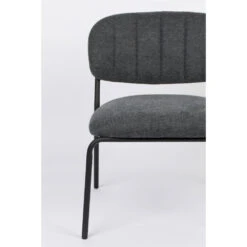 JOLIEN 2 Chaises Lounge Pieds Noirs 17 JOLIEN 2 Chaises Lounge Pieds Noirs -Meubles Soldes Magasin 2 chaises lounge pieds noirs jolien 5