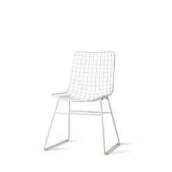 ASLAUG Lot De 2 Chaises En Métal Quadrillé -Meubles Soldes Magasin 2 chaises metal quadrille aslaug 2