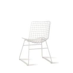 ASLAUG Lot De 2 Chaises En Métal Quadrillé -Meubles Soldes Magasin 2 chaises metal quadrille aslaug 3