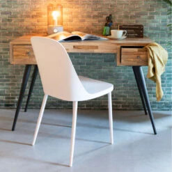 PIP Lot De 2 Chaises En Résine Et Métal