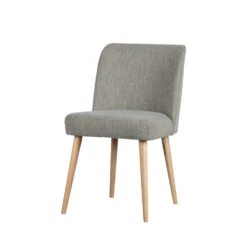 FORCE Lot De 2 Chaises En Tissu Bouclé -Meubles Soldes Magasin 2 chaises tissu boucle woood force 3