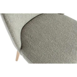 FORCE Lot De 2 Chaises En Tissu Bouclé -Meubles Soldes Magasin 2 chaises tissu boucle woood force 5