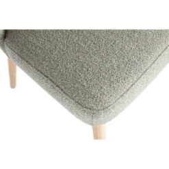 FORCE Lot De 2 Chaises En Tissu Bouclé -Meubles Soldes Magasin 2 chaises tissu boucle woood force 6