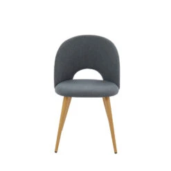 BRATINA Lot De 2 Chaises En Tissu -Meubles Soldes Magasin 2 chaises tissu bratina 3