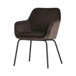 MOOD 2 Fauteuils De Table En Velours 10 MOOD 2 Fauteuils De Table En Velours -Meubles Soldes Magasin 2 fauteuils table velours woood mood 2