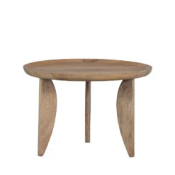 HIGH HEELS 2 Tables Basses En Bois De Manguier ø40/ø70cm -Meubles Soldes Magasin 2 tables basses bois manguier 40 70cm woood high heels 2