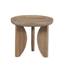 HIGH HEELS 2 Tables Basses En Bois De Manguier ø40/ø70cm -Meubles Soldes Magasin 2 tables basses bois manguier 40 70cm woood high heels 3