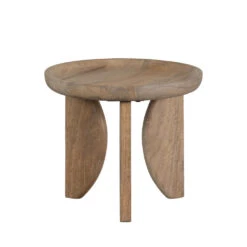 HIGH HEELS 2 Tables Basses En Bois De Manguier ø40/ø70cm -Meubles Soldes Magasin 2 tables basses bois manguier 40 70cm woood high heels 4