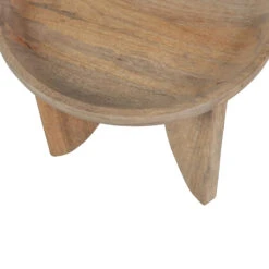 HIGH HEELS 2 Tables Basses En Bois De Manguier ø40/ø70cm -Meubles Soldes Magasin 2 tables basses bois manguier 40 70cm woood high heels 6
