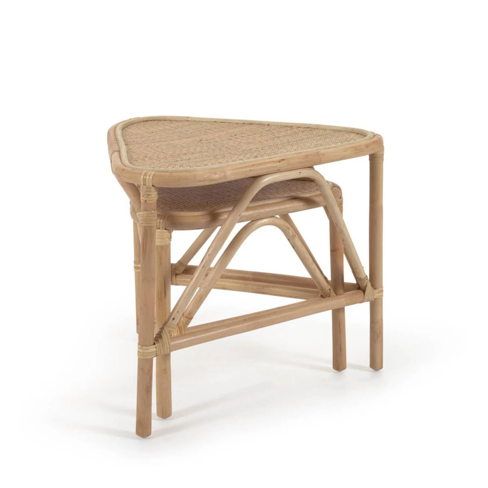 QUEENIE 2 Tables Basses Gigognes En Rotin 5 QUEENIE 2 Tables Basses Gigognes En Rotin – Image 3