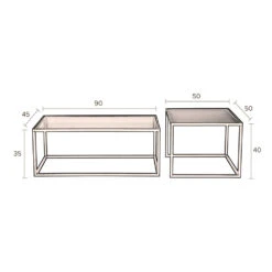 BOLI 2 Tables Basses En Métal 21 BOLI 2 Tables Basses En Métal -Meubles Soldes Magasin 2 tables basses metal dutchbone boli 9