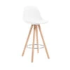 SLAD Lot De 2 Tabourets De Bar Scandinave 65cm