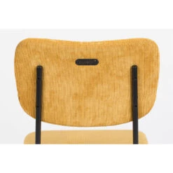 BENSON Lot De 2 Tabourets De Bar En Velours Côtelé 65cm -Meubles Soldes Magasin 2 tabourets bar velours cotele 65cm zuiver benson 6