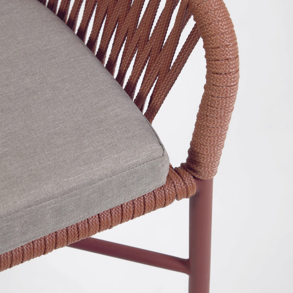 YANET Lot De 2 Tabourets En Corde 65cm 8 YANET Lot De 2 Tabourets En Corde 65cm – Image 6