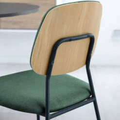 BENILDA Lot De 4 Chaises En Chenille Et Métal 18 BENILDA Lot De 4 Chaises En Chenille Et Métal -Meubles Soldes Magasin 4 chaises chenille metal kave home benilda 7