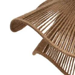 PONTOS Abat-jour Rond Pour Suspension En Jute ø50cm -Meubles Soldes Magasin abat jour rond suspension jute o50cm pontos kave home 2