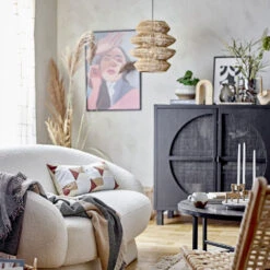 LADY Affiche Encadrée En Bois 7 LADY Affiche Encadrée En Bois -Meubles Soldes Magasin affiche encadree bois bloomingville lady 2