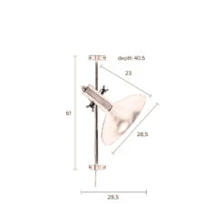 KARISH Applique Fini Laiton -Meubles Soldes Magasin applique fini laiton karish dutchbone 7