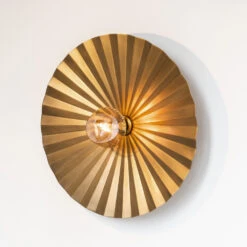 NISANG Applique Murale De Forme éventail En Métal ø60cm -Meubles Soldes Magasin applique murale forme eventail metal 60cm drawer nisang 2