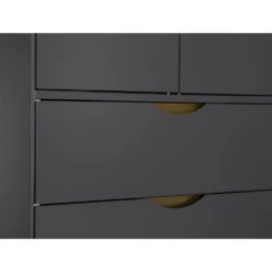 KOBE Armoire 2 Portes 2 Tiroirs En Bois -Meubles Soldes Magasin armoire 2 portes 2 tiroirs bois woodman kobe 5