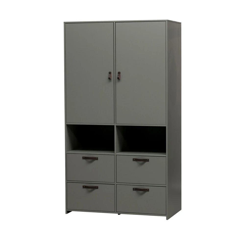 STAGE Armoire 2 Portes 4 Tiroirs En Bois 5 STAGE Armoire 2 Portes 4 Tiroirs En Bois – Image 3