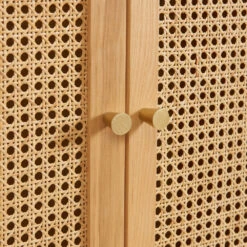BOMBONG Armoire 2 Portes En Bois Et Cannage 14 BOMBONG Armoire 2 Portes En Bois Et Cannage -Meubles Soldes Magasin armoire 2 portes bois cannage bombong 4