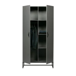 MORRIS Armoire 2 Portes En Pin Massif -Meubles Soldes Magasin armoire 2 portes pin massif woood morris 4