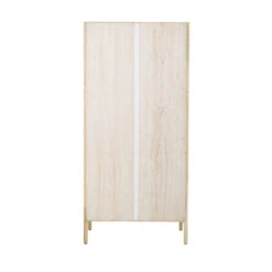 MARIANA Armoire En Bois Et Cannage -Meubles Soldes Magasin armoire bois cannage bloomingville mariana 5