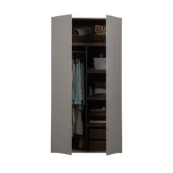 RENS Armoire En Bois H210cm -Meubles Soldes Magasin armoire bois h210cm woood rens 3