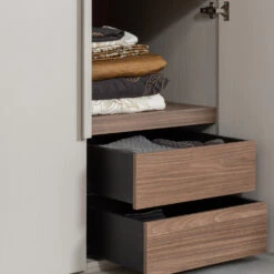 RENS Armoire En Bois H210cm -Meubles Soldes Magasin armoire bois h210cm woood rens 6