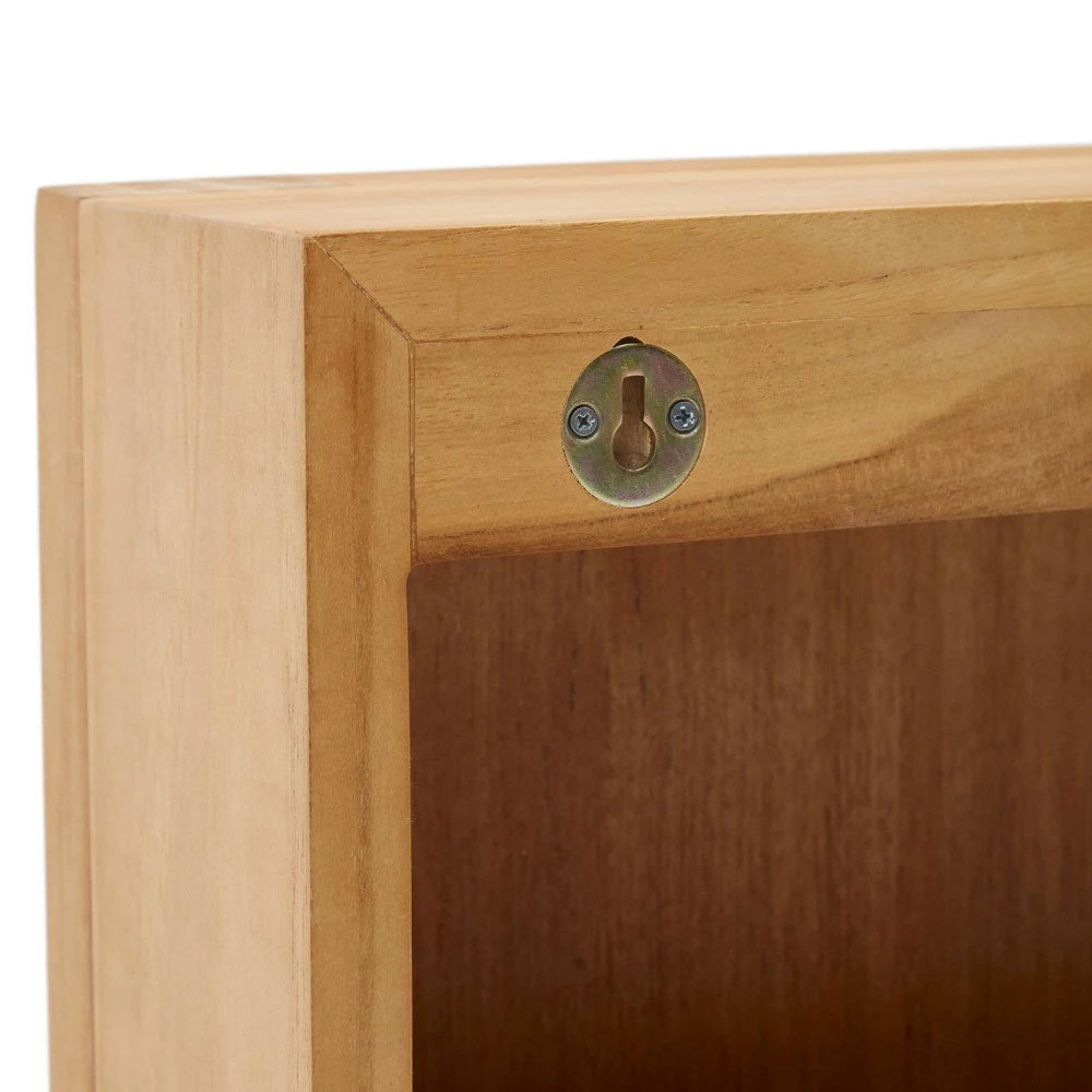 KENTA Armoire De Toilette 6 Niches En Bois 100x65cm 6 KENTA Armoire De Toilette 6 Niches En Bois 100x65cm – Image 4