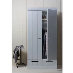 CONNECT Armoire En Pin 2 Portes 2 Tiroirs