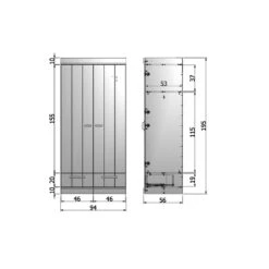 CONNECT Armoire En Pin 2 Portes 2 Tiroirs 13 CONNECT Armoire En Pin 2 Portes 2 Tiroirs -Meubles Soldes Magasin armoire en pin 2 portes 2 tiroirs connect 5