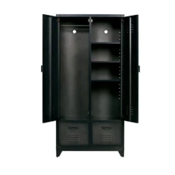 LOCKER Armoire En Métal -Meubles Soldes Magasin armoire metal noir locker 4