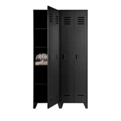 STIJN Armoire Vestiaire 2 Portes -Meubles Soldes Magasin armoire vestiaire 2 portes woood stijn 3