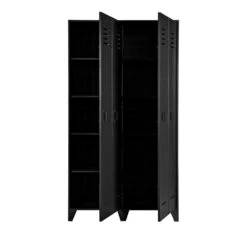 STIJN Armoire Vestiaire 2 Portes -Meubles Soldes Magasin armoire vestiaire 2 portes woood stijn 4