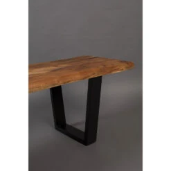 AKA Banc En Bois Et Métal 180cm -Meubles Soldes Magasin banc bois metal 180cm dutchbone aka 5
