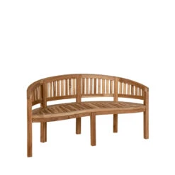 BOCA Banc De Forme Organique En Teck L150cm -Meubles Soldes Magasin banc forme organique teck l150cm house nordic boca 2