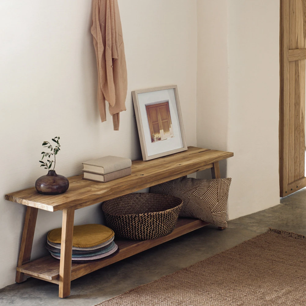 SAFARA Banc En Teck Recyclé 150cm 3 SAFARA Banc En Teck Recyclé 150cm