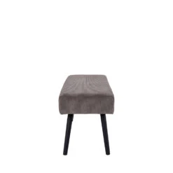 SKIBY Banc En Velours Côtelé L100cm -Meubles Soldes Magasin banc velours cotele l100cm house nordic skiby 2