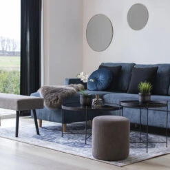 SKIBY Banc En Velours Côtelé L100cm